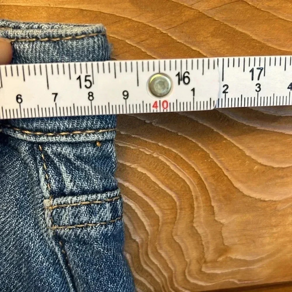 Womens Pre-worn We the Free distressed Jeans 29‎ Streetwear Y2K Denim raw hem - Picture 2 of 11